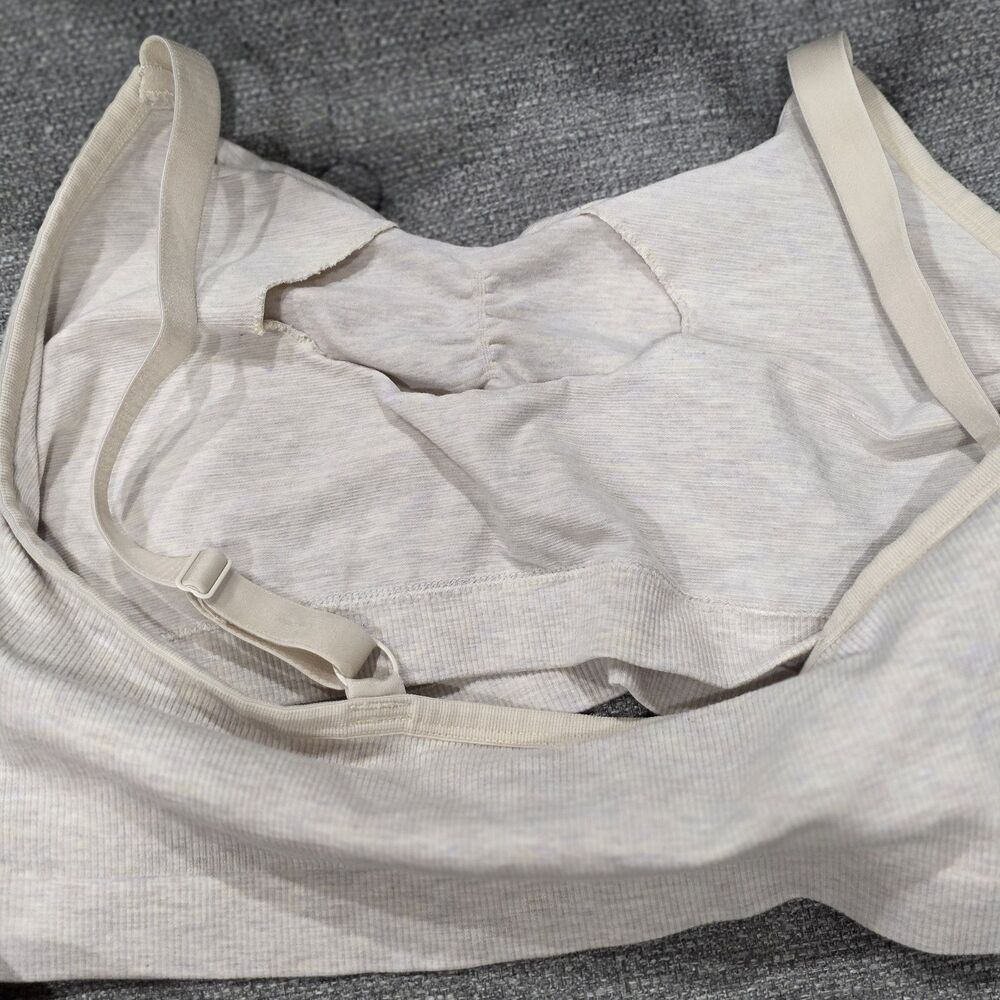 Kindred Bravely Sublime Hands-Free Pumping Bra L Busty - G Nude Bamboo Blend - Picture 10 of 11